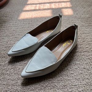 BRAND NEW, Cream Lulu's Loafers, Women's Size 11, Fits like 10.5 Flats